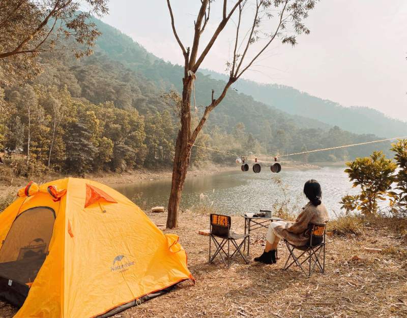 Địa điểm cắm trại ở sóc sơn - Khu du lịch Hồ Đồng Quan